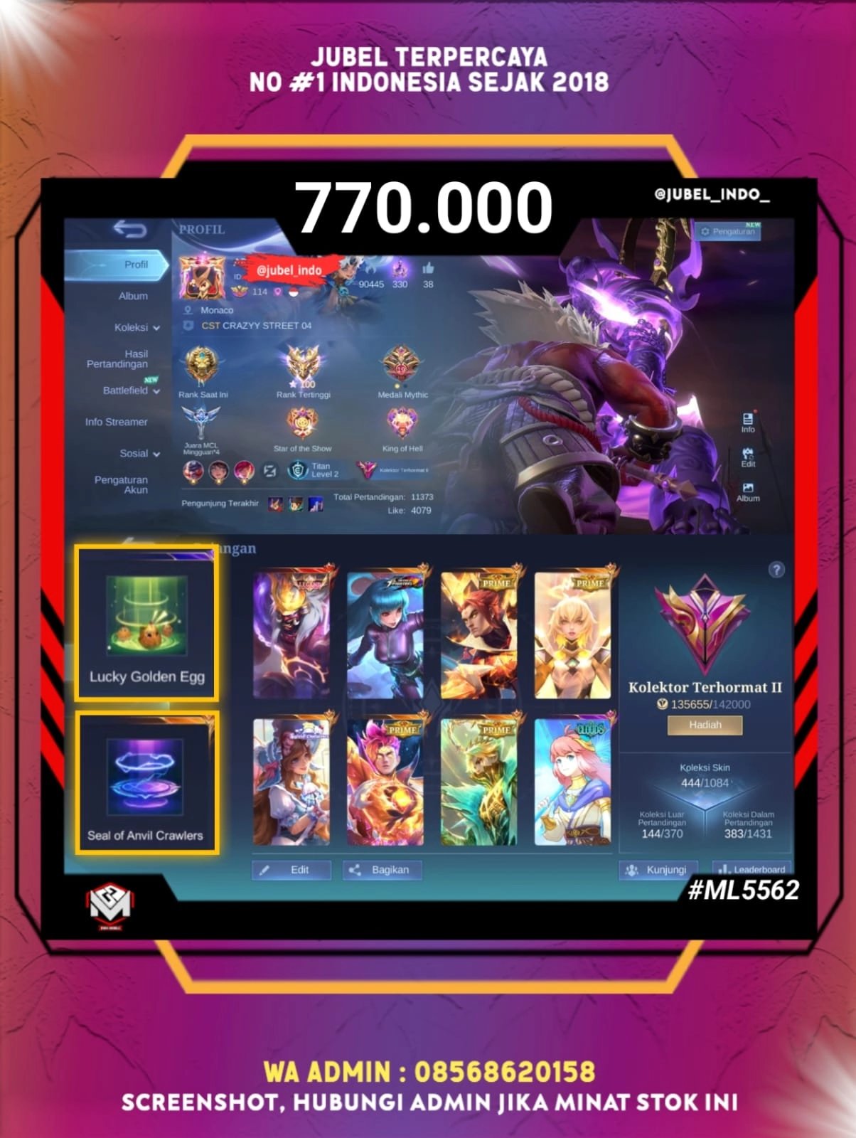 STOK ML #ML5562