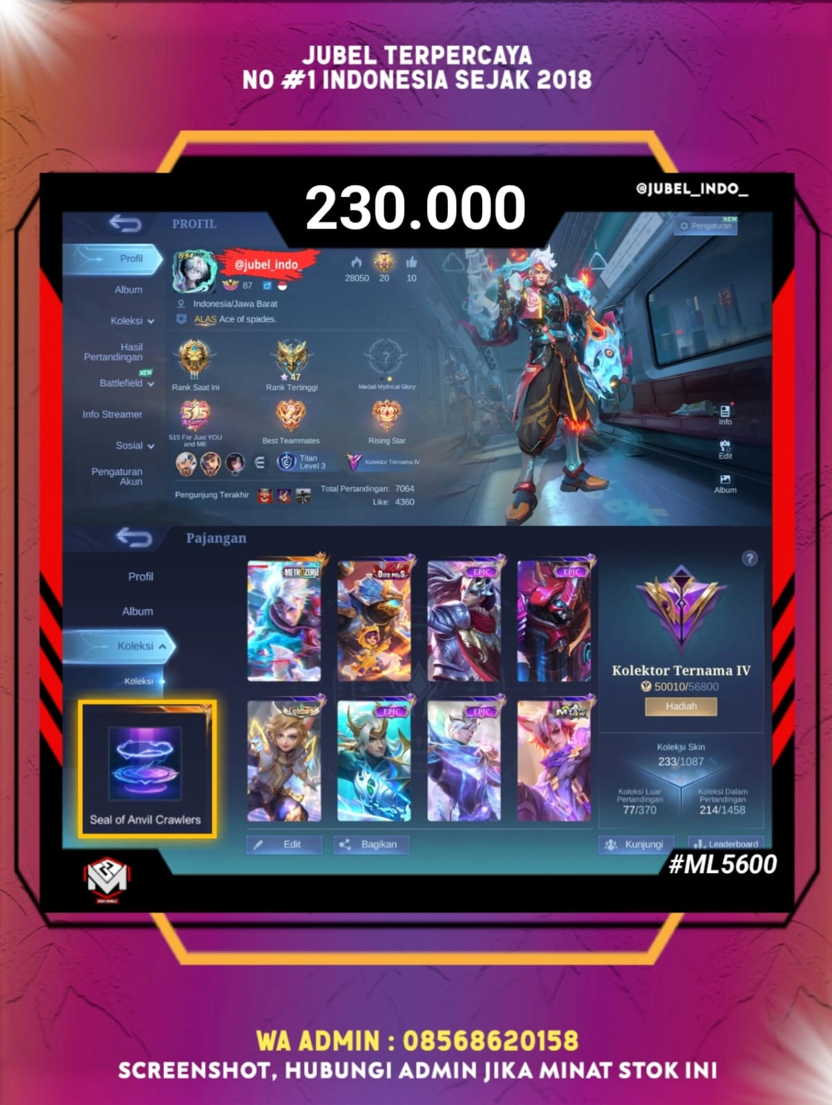 STOK ML #ML5600