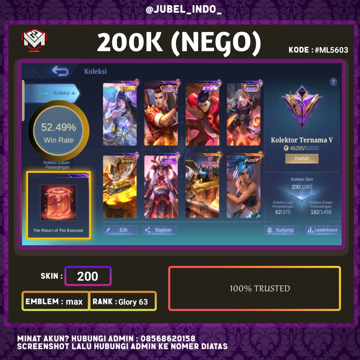 STOK ML #ML5603