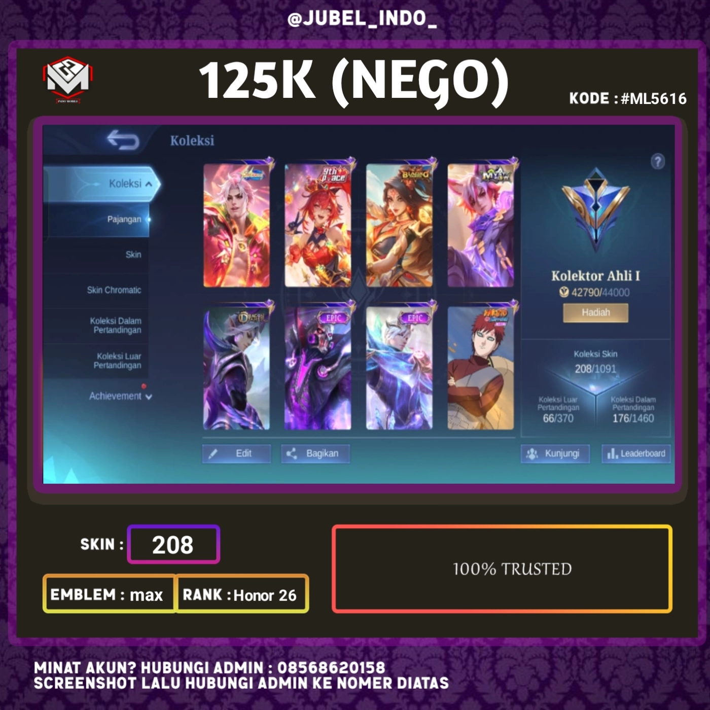 STOK ML #ML5616
