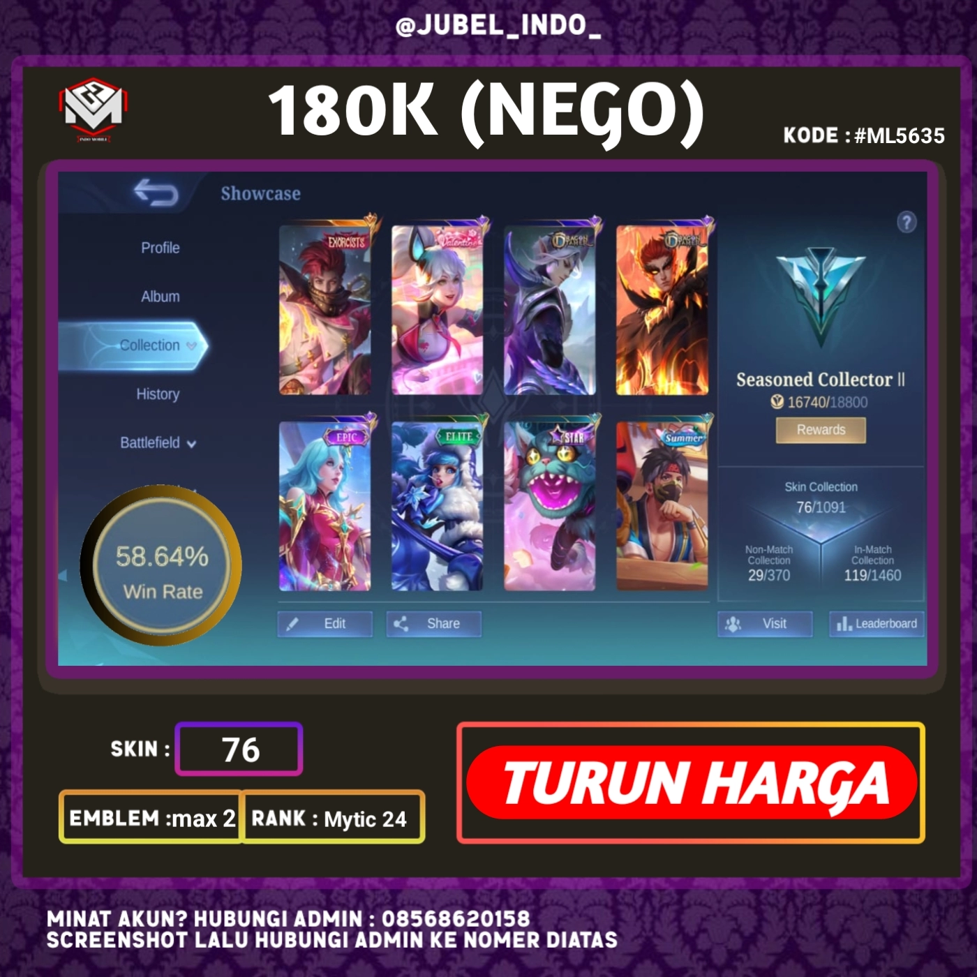 STOK ML #ML5635