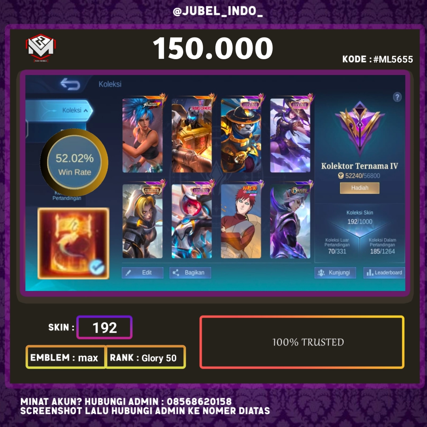 STOK ML #ML5655