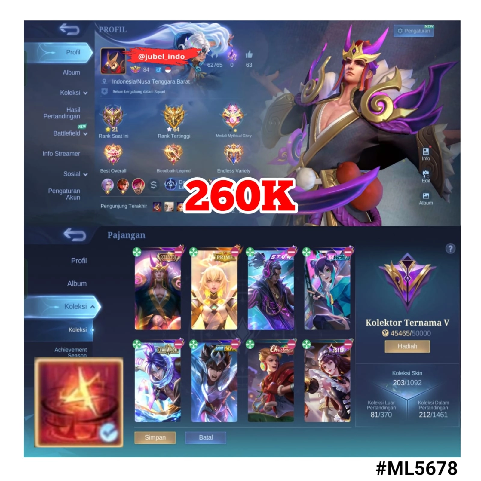 STOK ML #ML5678