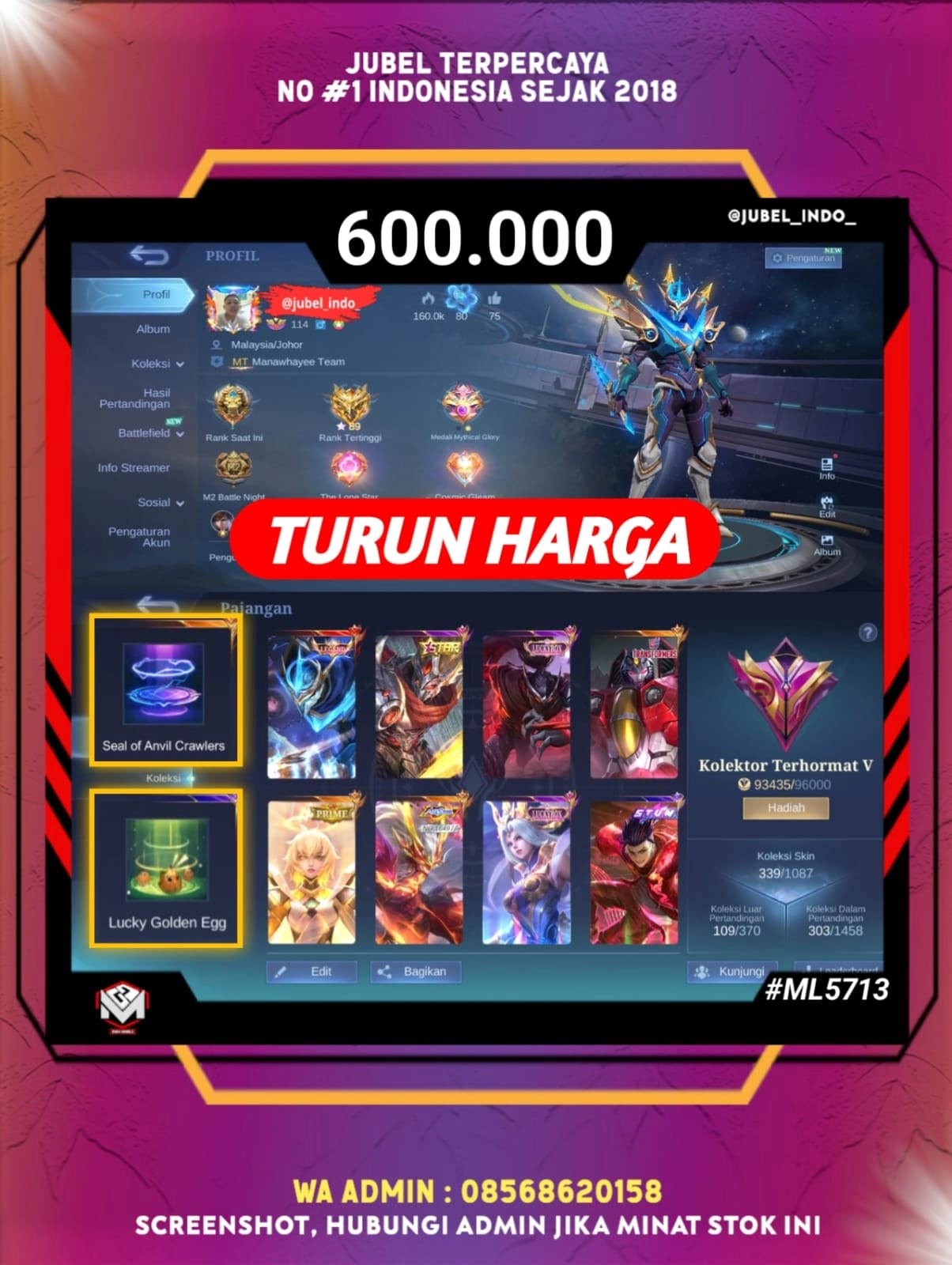 STOK ML #ML5713
