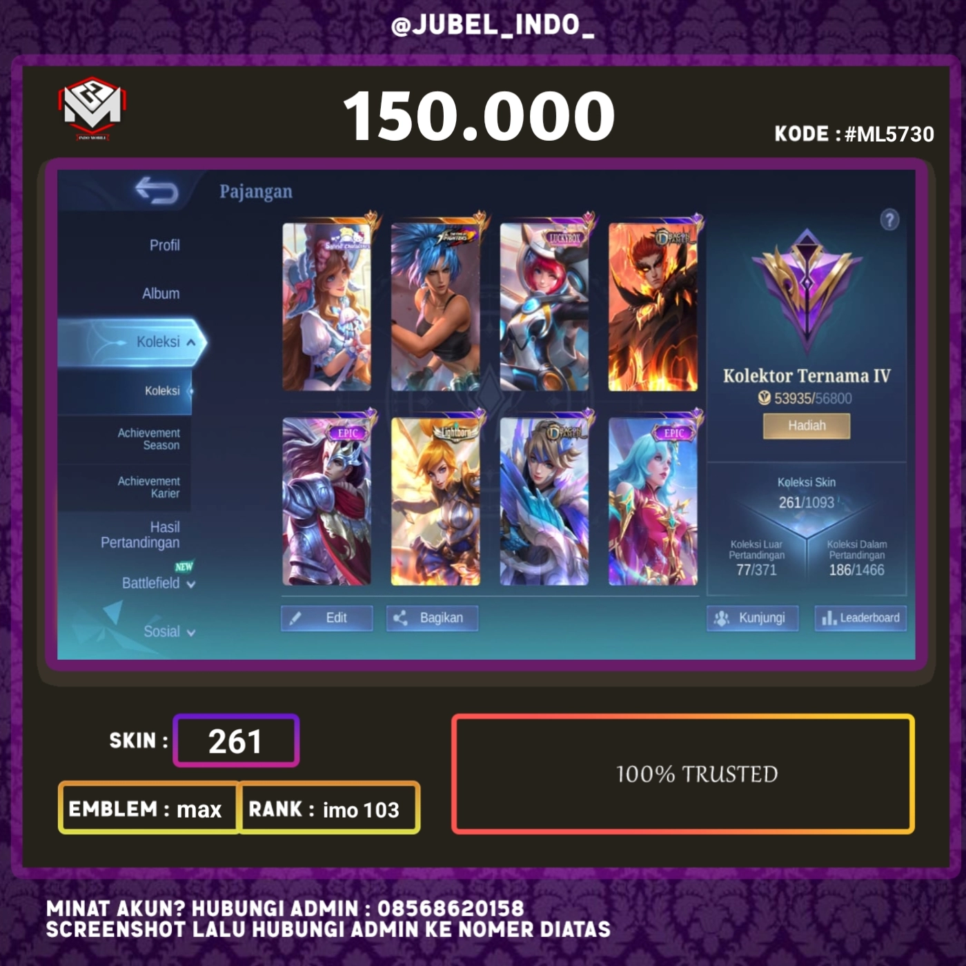 STOK ML #ML5730