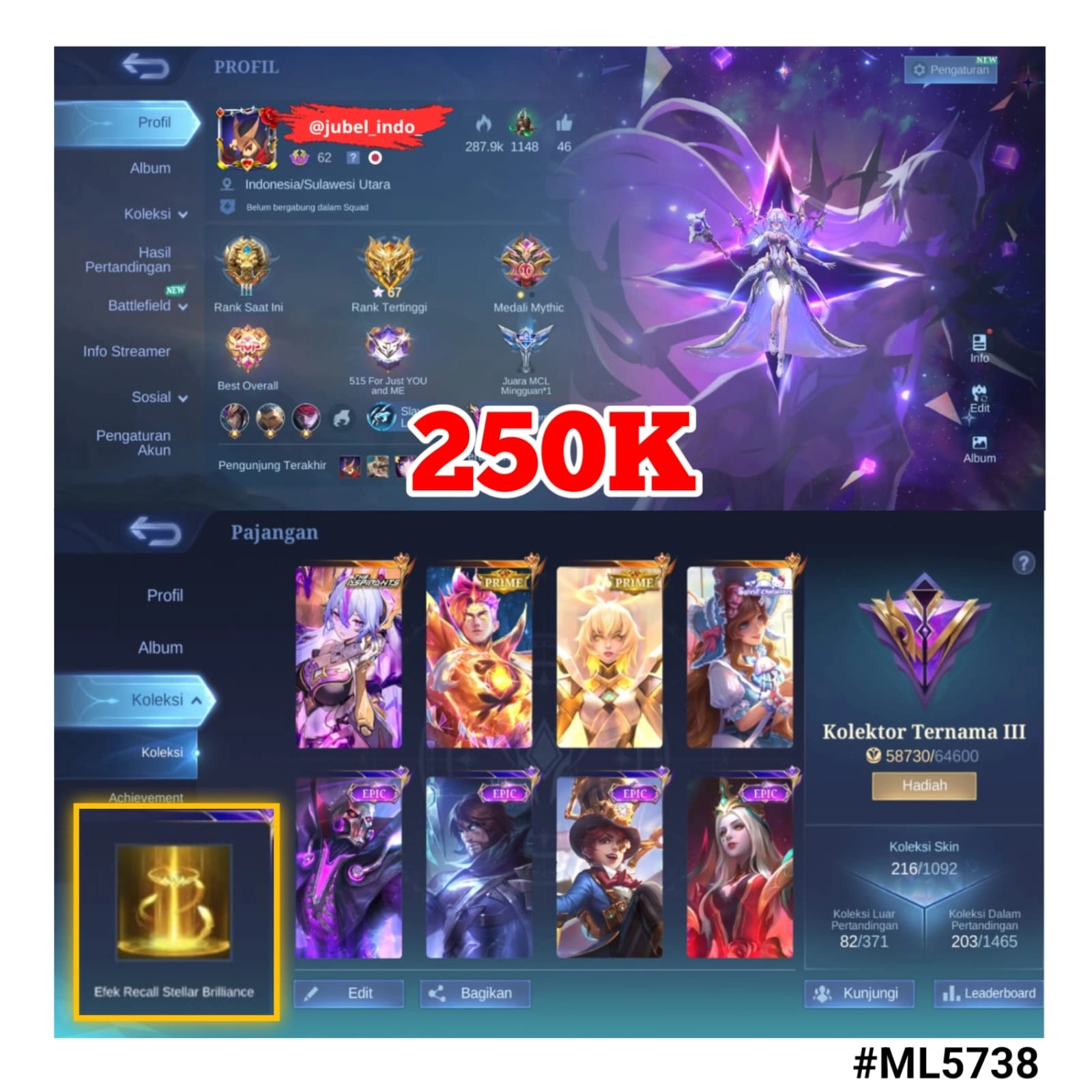 STOK ML #ML5738