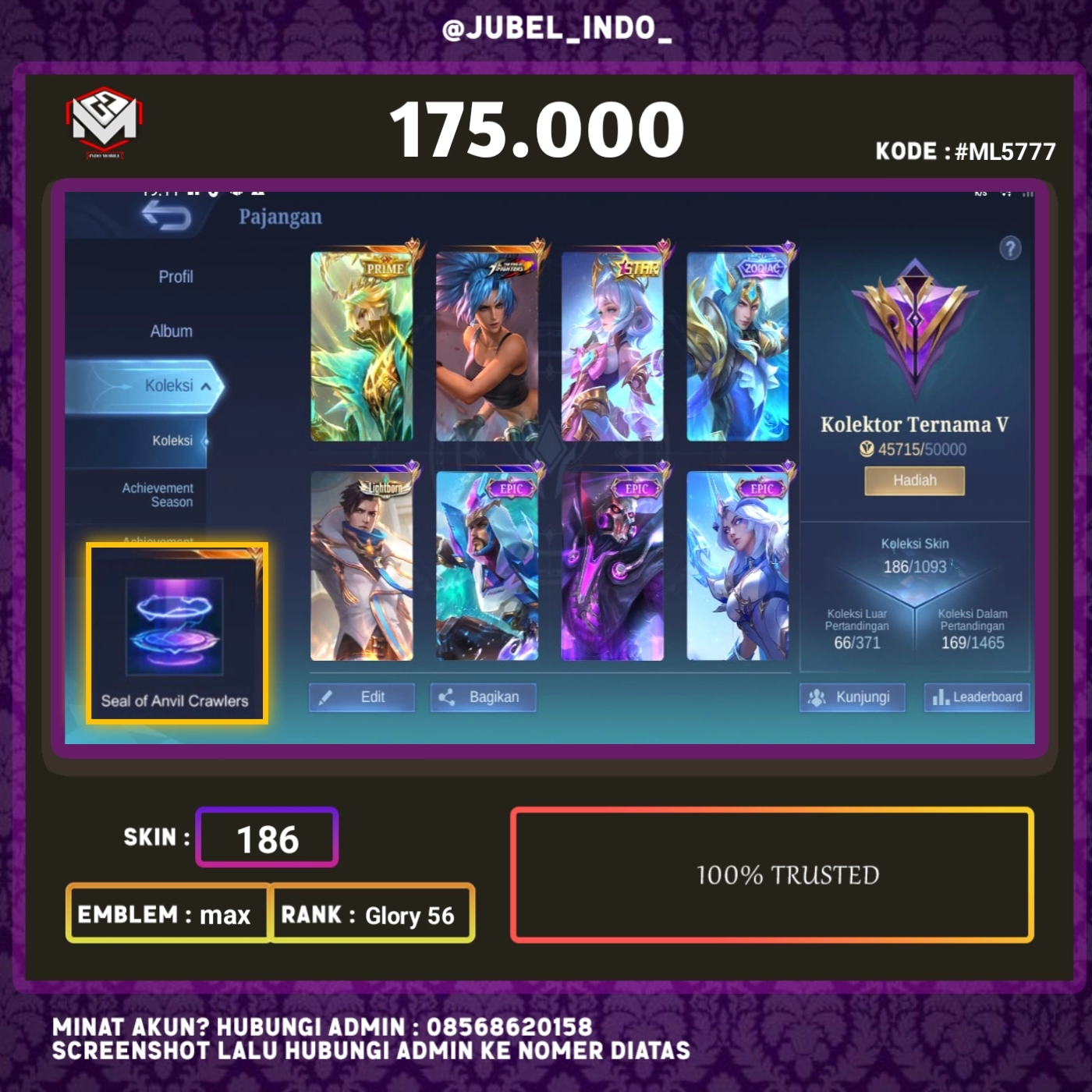 STOK ML #ML5777