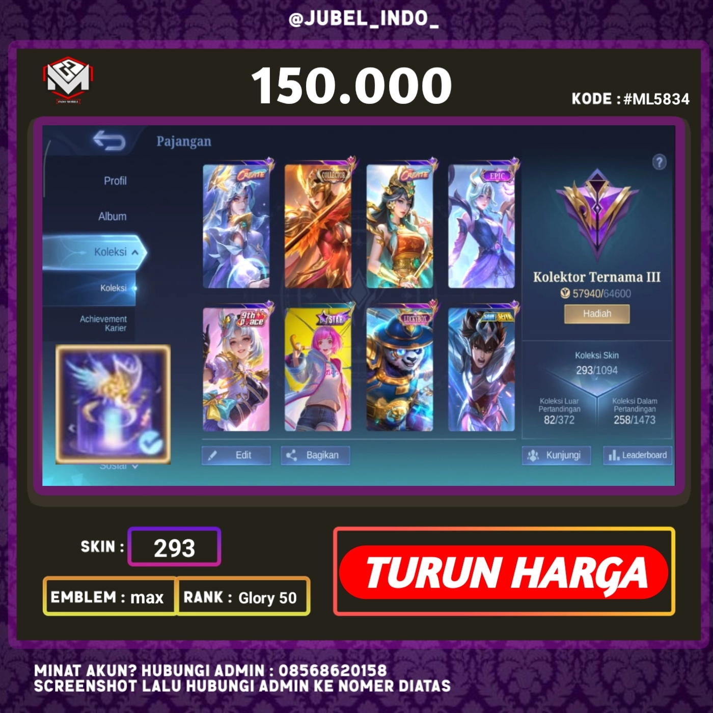 STOK ML #ML5834