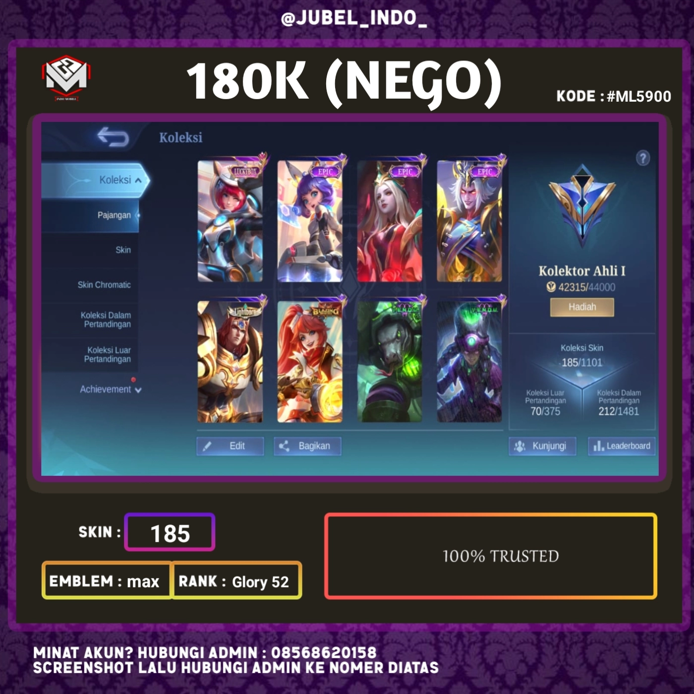 STOK ML #ML5900