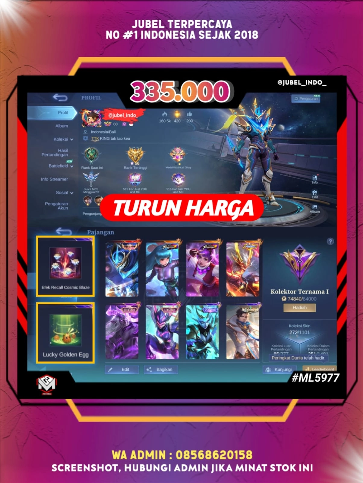 STOK ML #ML5977
