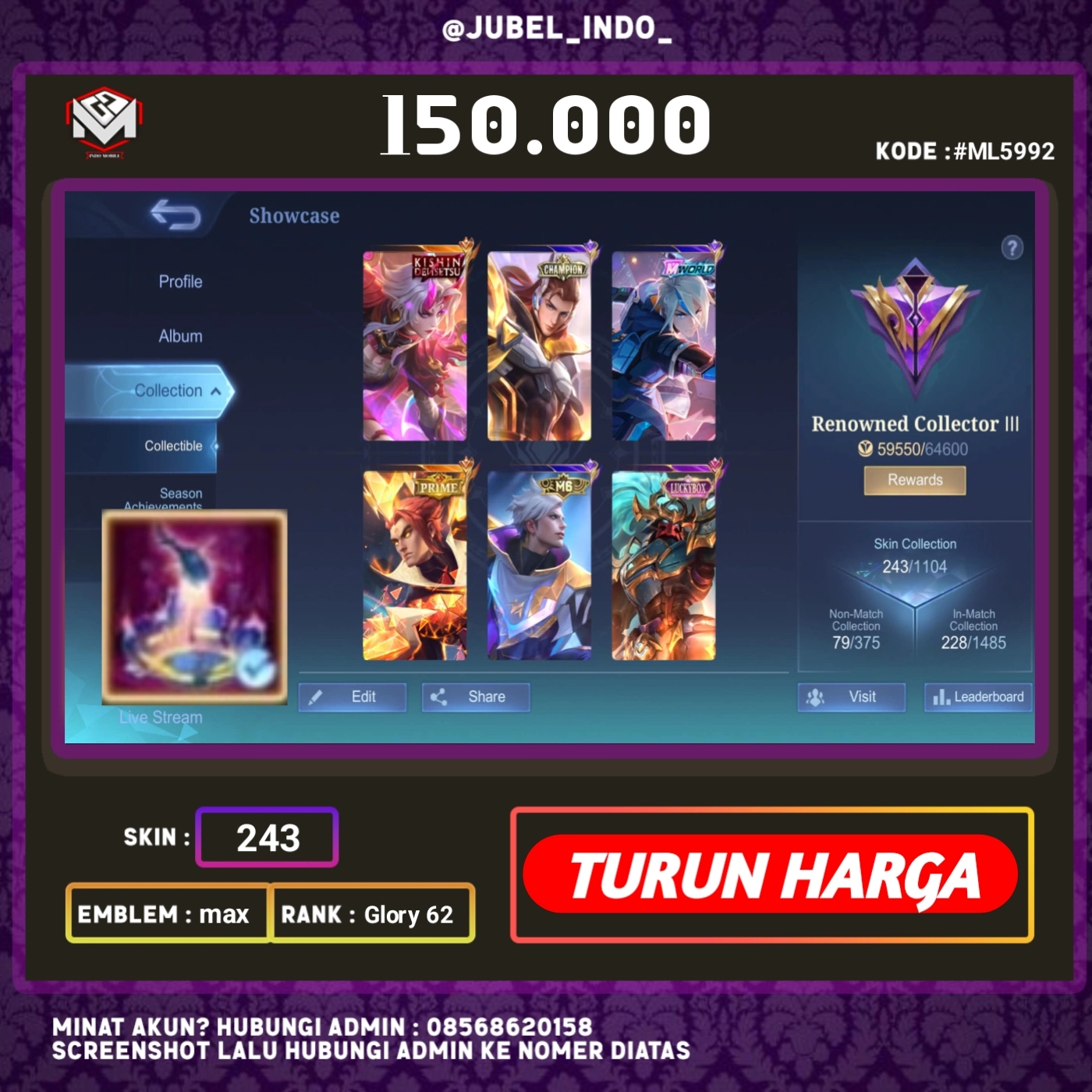 STOK ML #ML5992