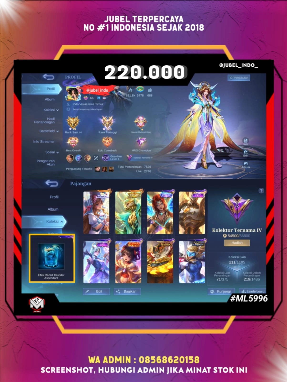 STOK ML #ML5996