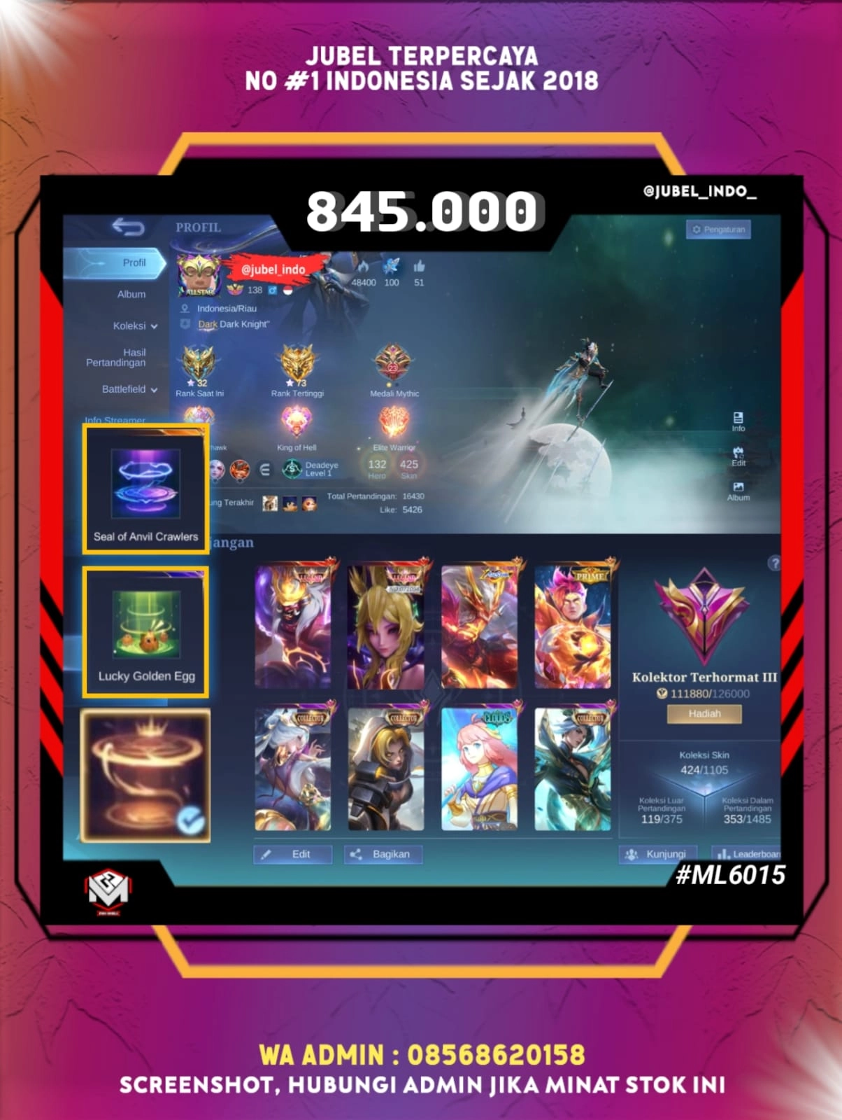 STOK ML #ML6015