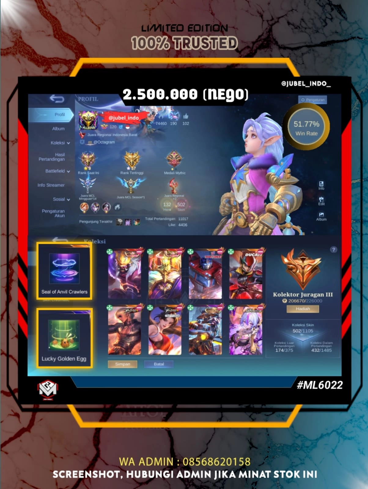 STOK ML #ML6022