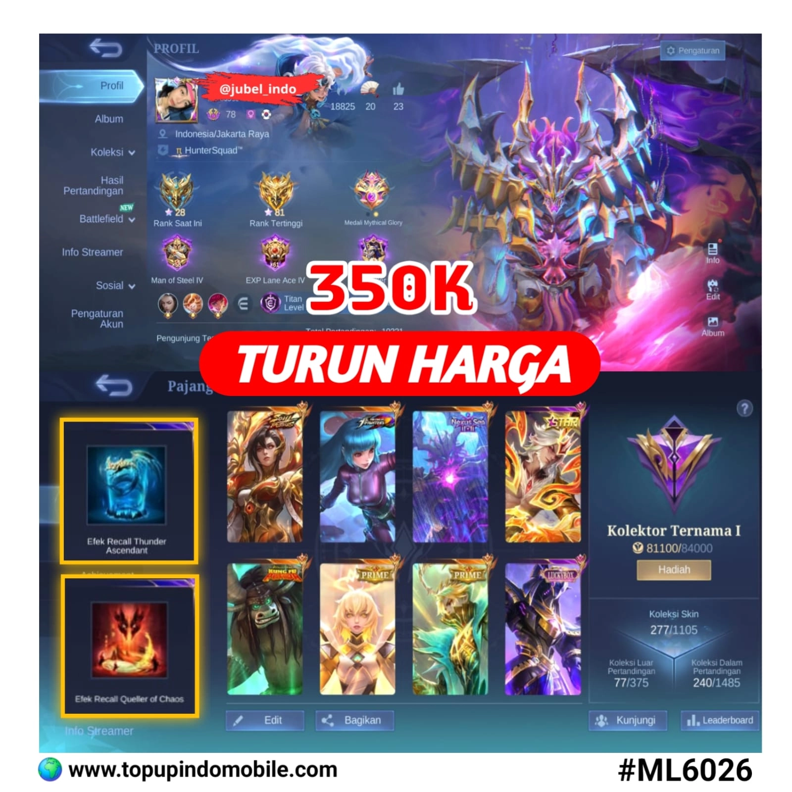 STOK ML #ML6026
