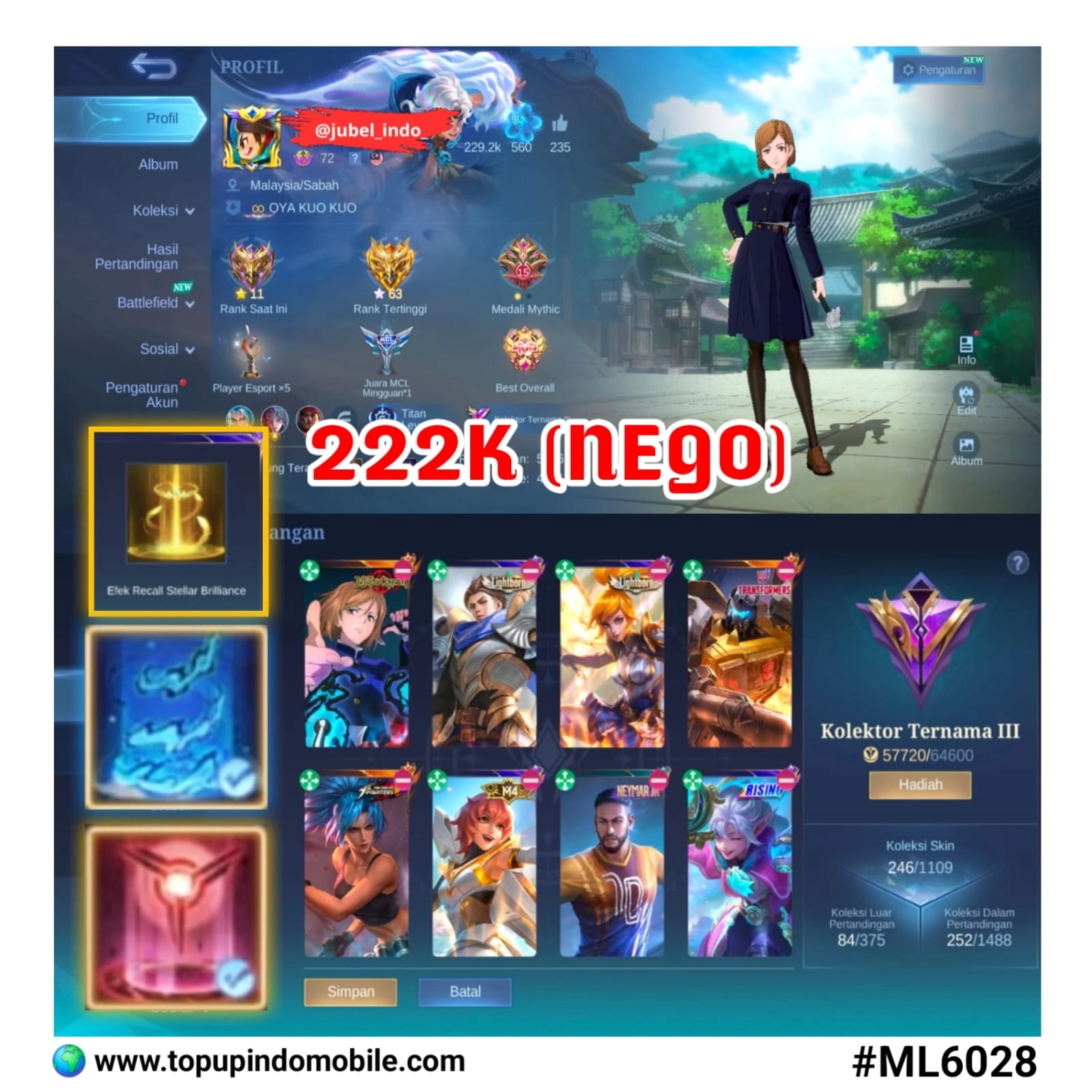 STOK ML #ML6028