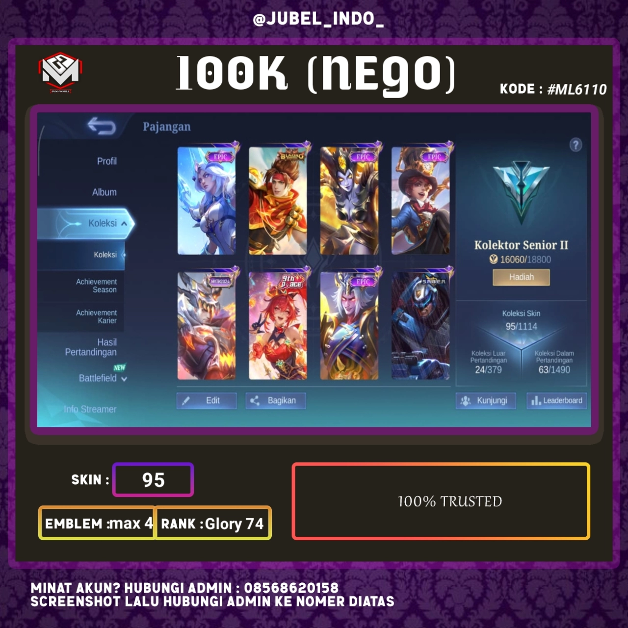 STOK ML #ML6110