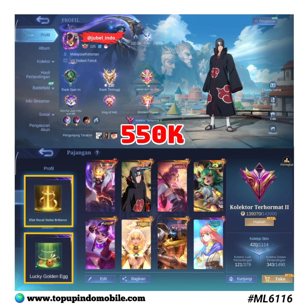STOK ML #ML6116