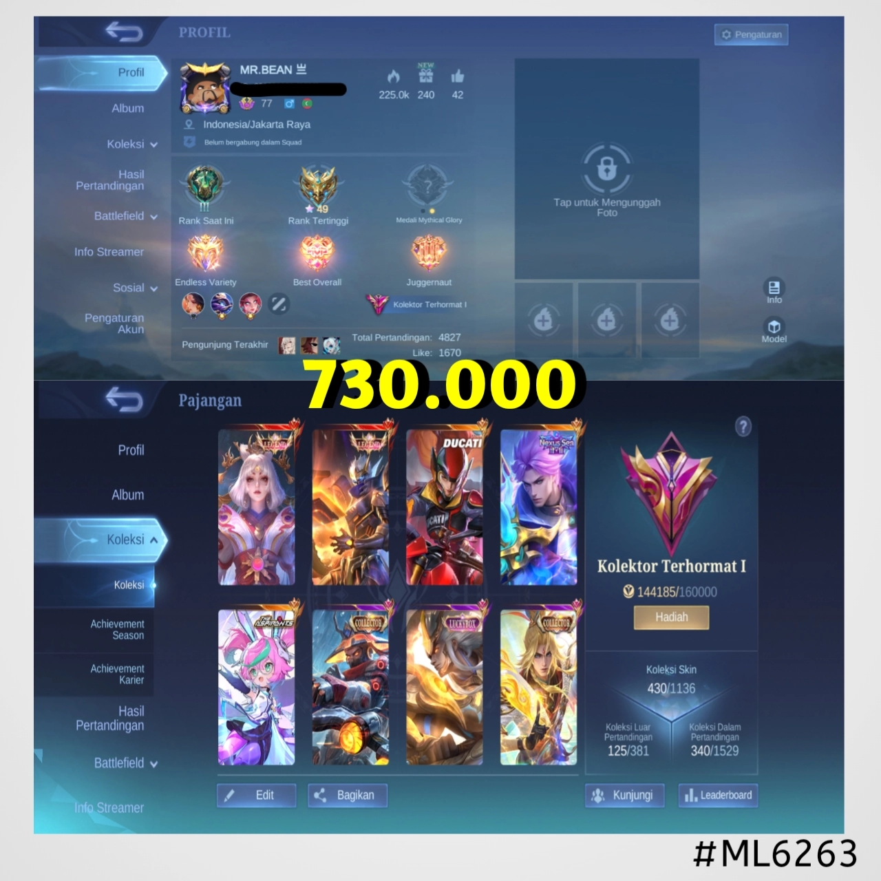 STOK ML #ML6263