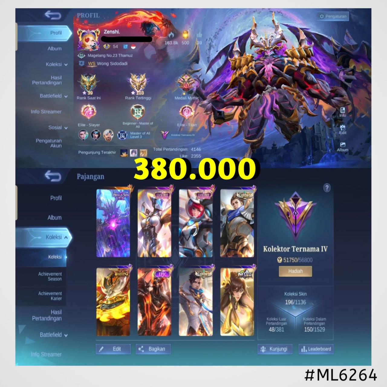 STOK ML #ML6264