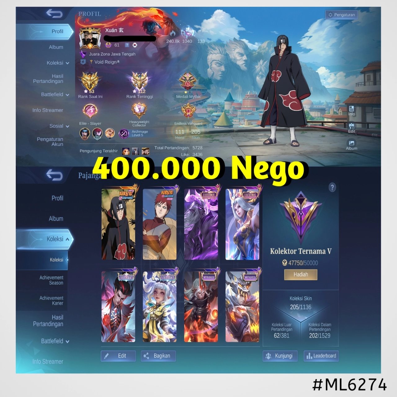 STOK ML #ML6274