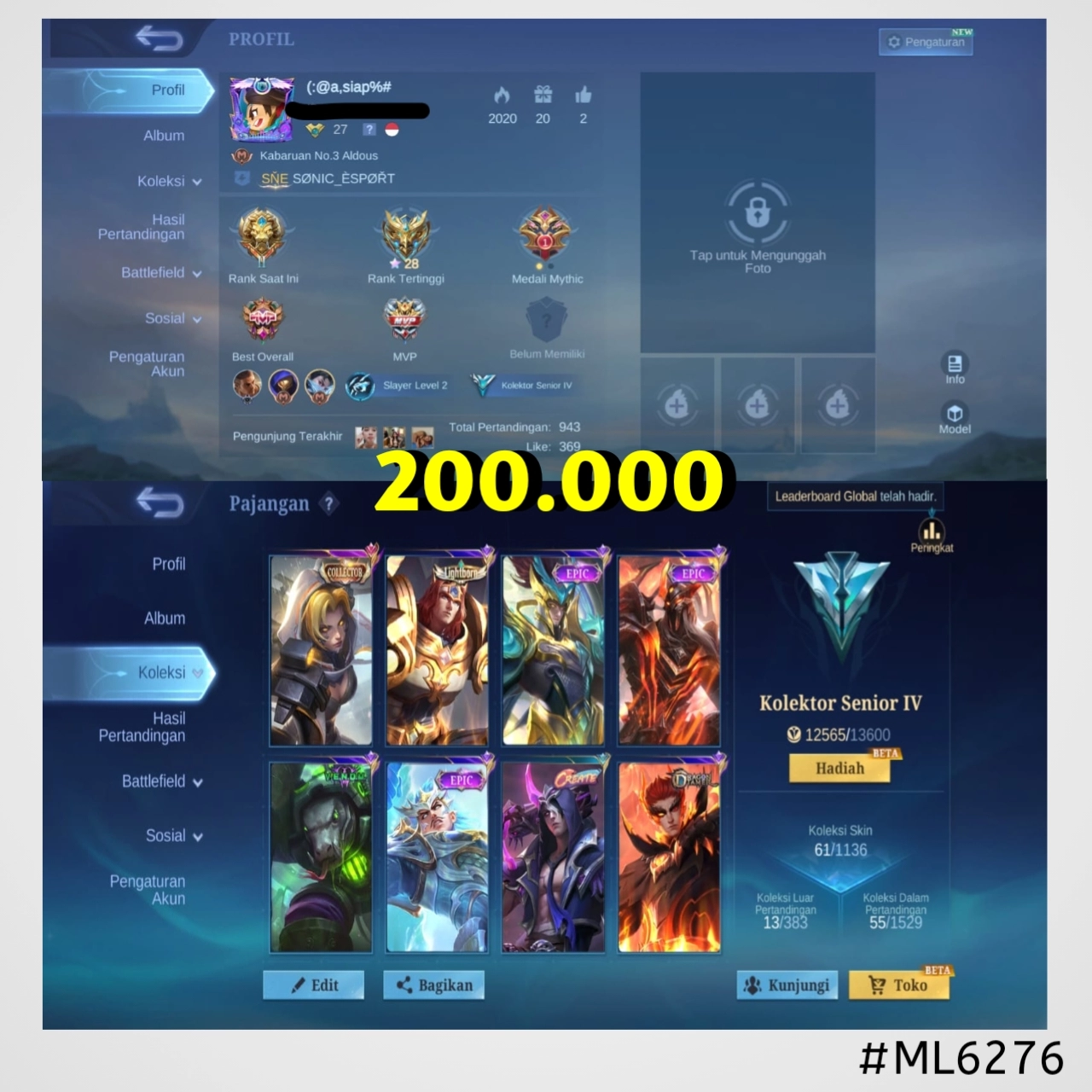 STOK ML #ML6276