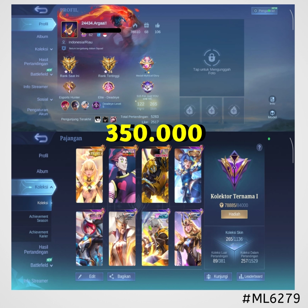 STOK ML #ML6279