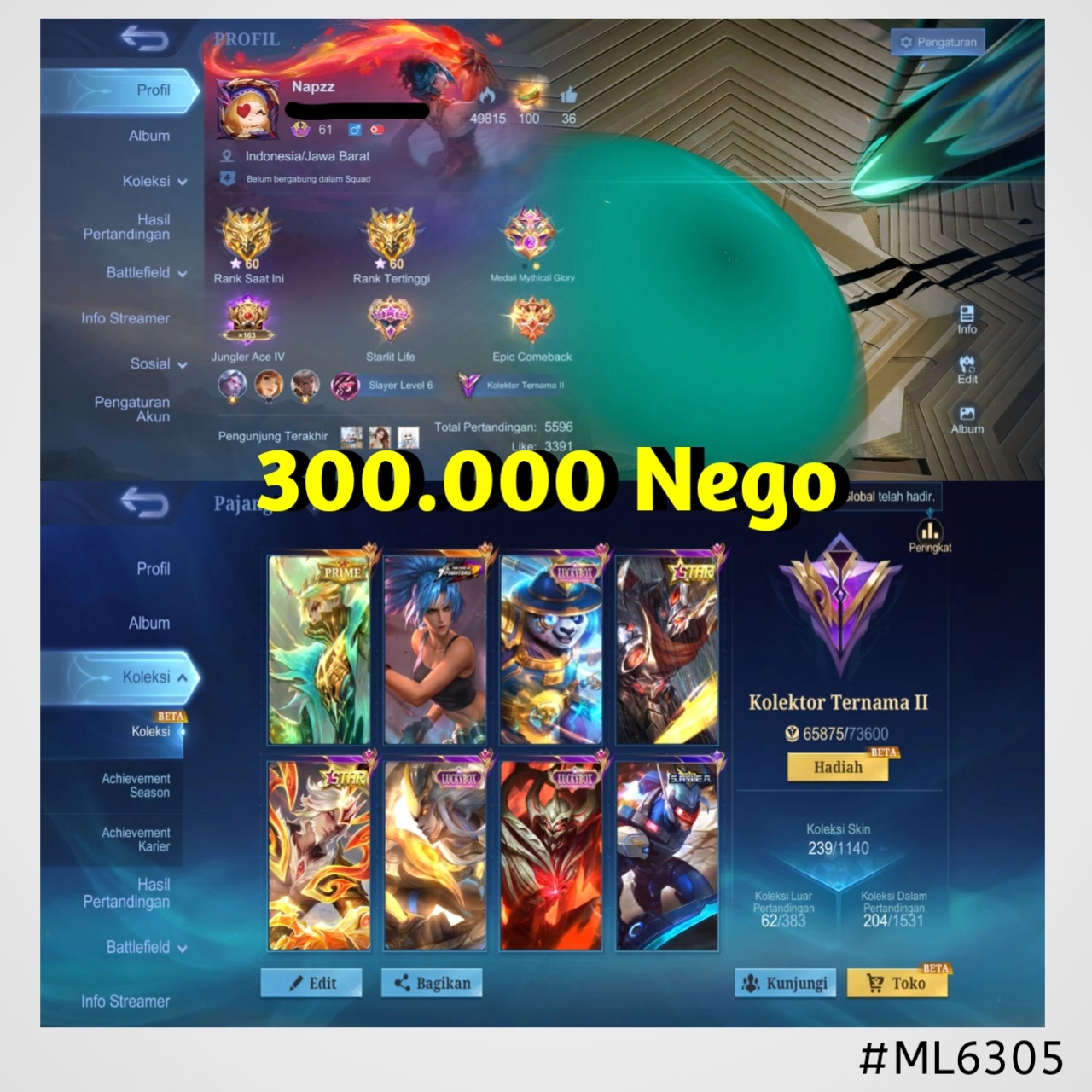 STOK ML #ML6305