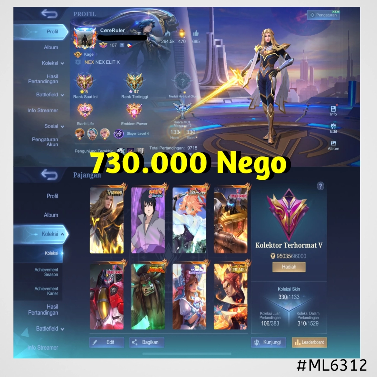 STOK ML #ML6312