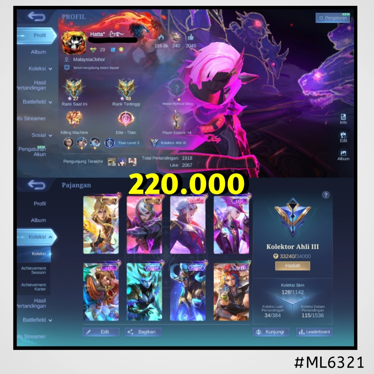 STOK ML #ML6321