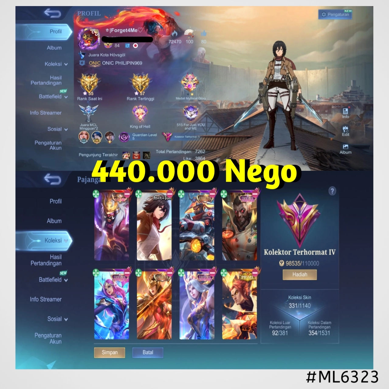 STOK ML #ML6323