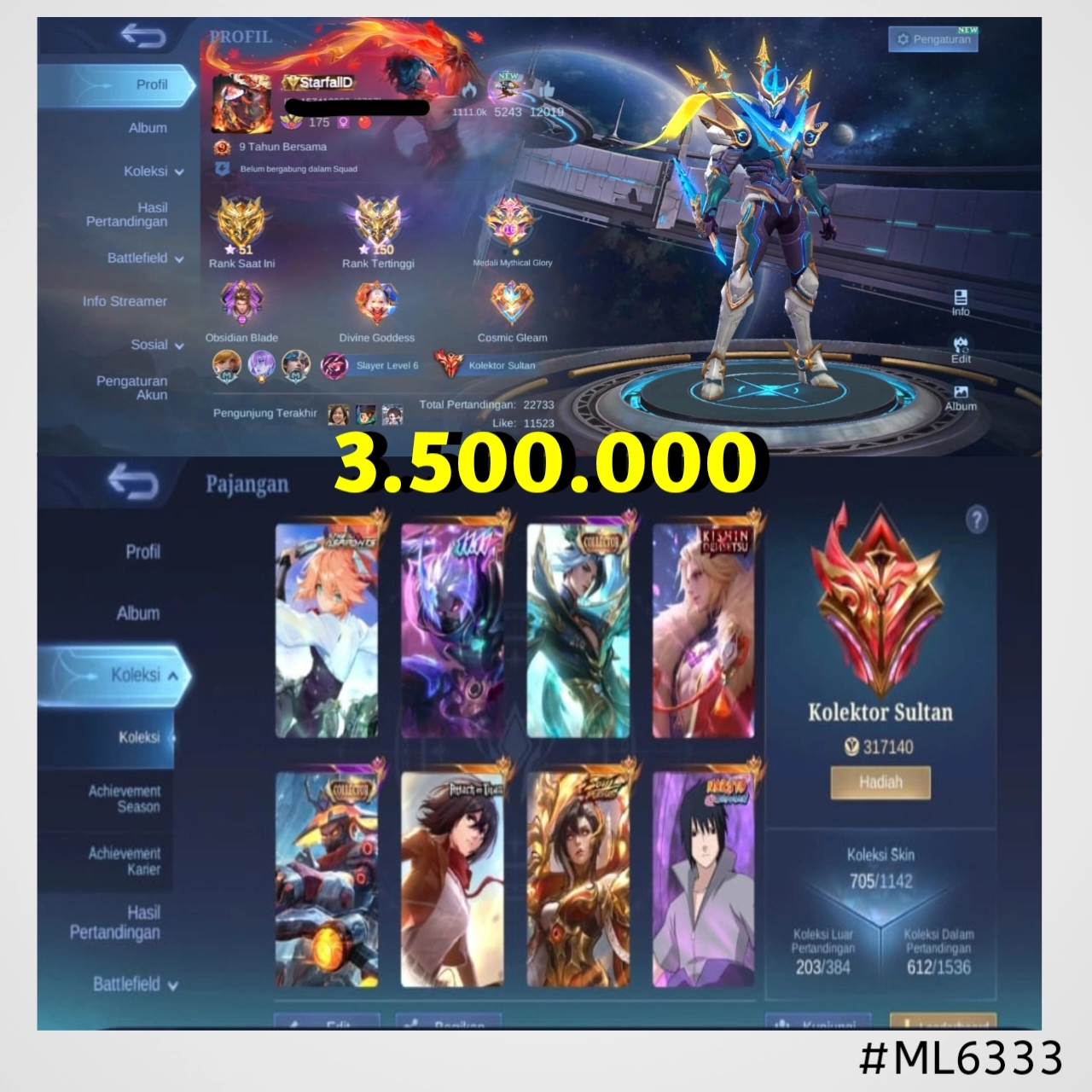 STOK ML #ML6333