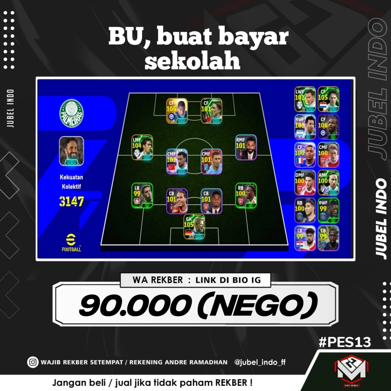 STOK PES #PES13