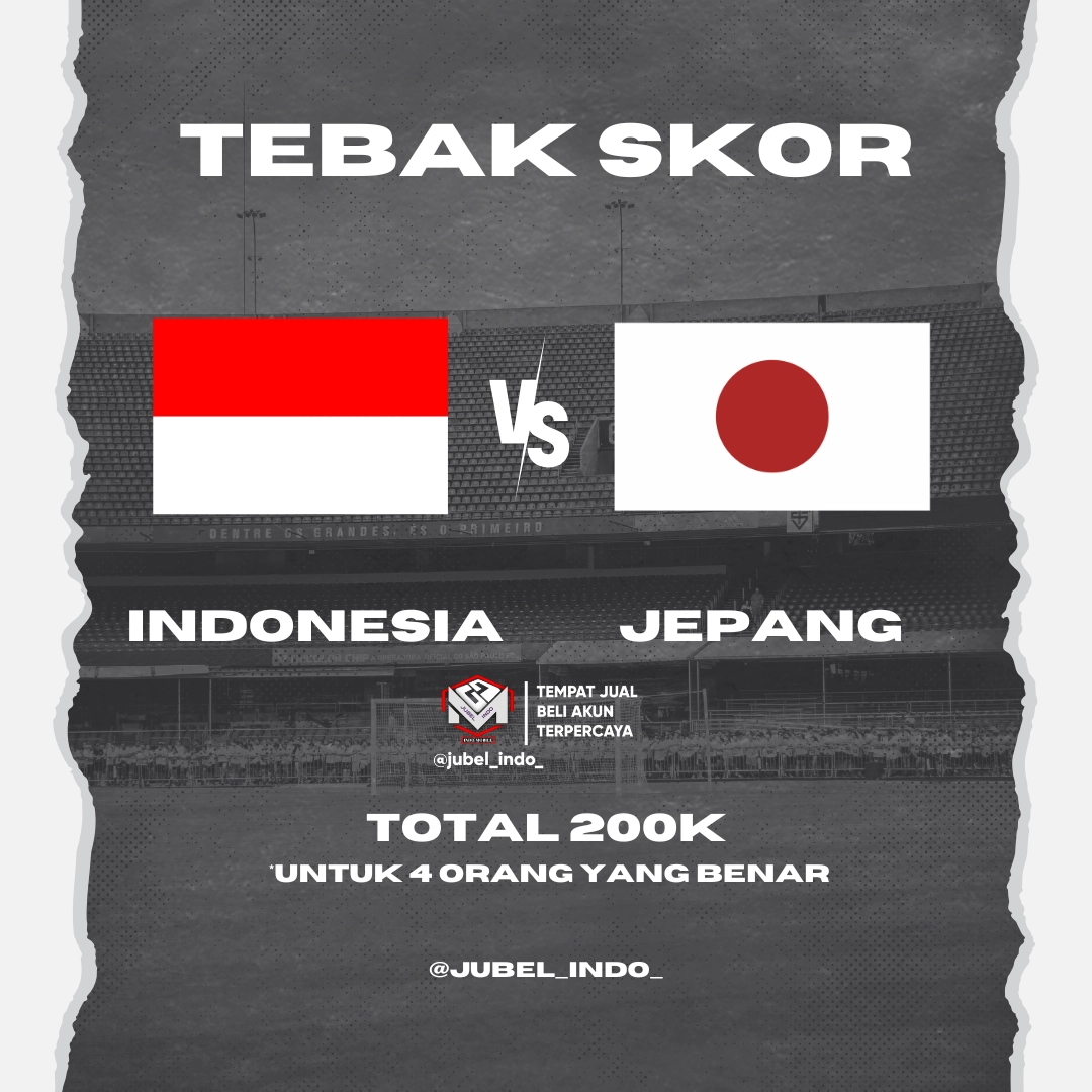 TEBAK SKOR DI IG @jubel_indo_